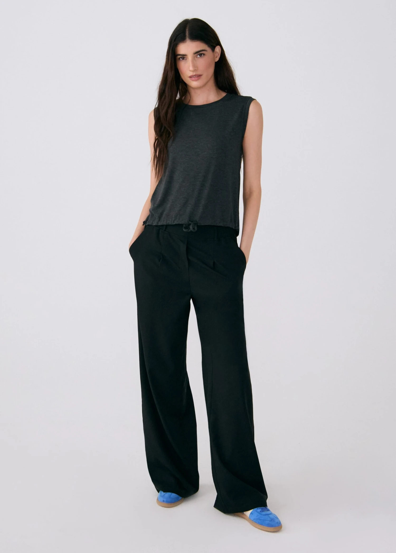 LOLE Elisia Short Sleeve Shirt - Black Heather 3 LOLE Elisia Short Sleeve Shirt - Black Heather