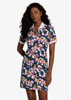 LOLE Effortless Polo Dress - Rio Floral Crocus