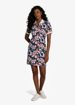 LOLE Effortless Polo Dress - Rio Floral Crocus -Draptura Sales LSW4507 K773 5 1900x