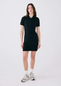 LOLE Effortless Polo Dress - Black