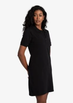 LOLE Effortless Polo Dress - Black -Draptura Sales LSW4507 N415 3 1900x