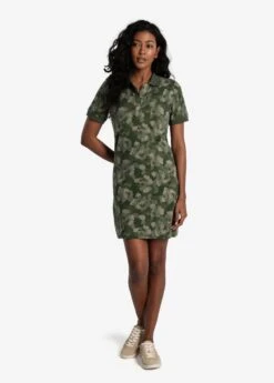 LOLE Effortless Polo Dress - Rio Floral Kombu -Draptura Sales LSW4507 V807 5 1900x