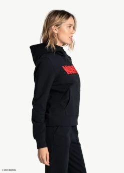 LOLE Easy Fleece Hoodie - Marvel Black Icone -Draptura Sales LSW4510 N741 3 1900x