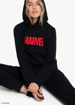 LOLE Easy Fleece Hoodie - Marvel Black Icone -Draptura Sales LSW4510 N741 8 1900x