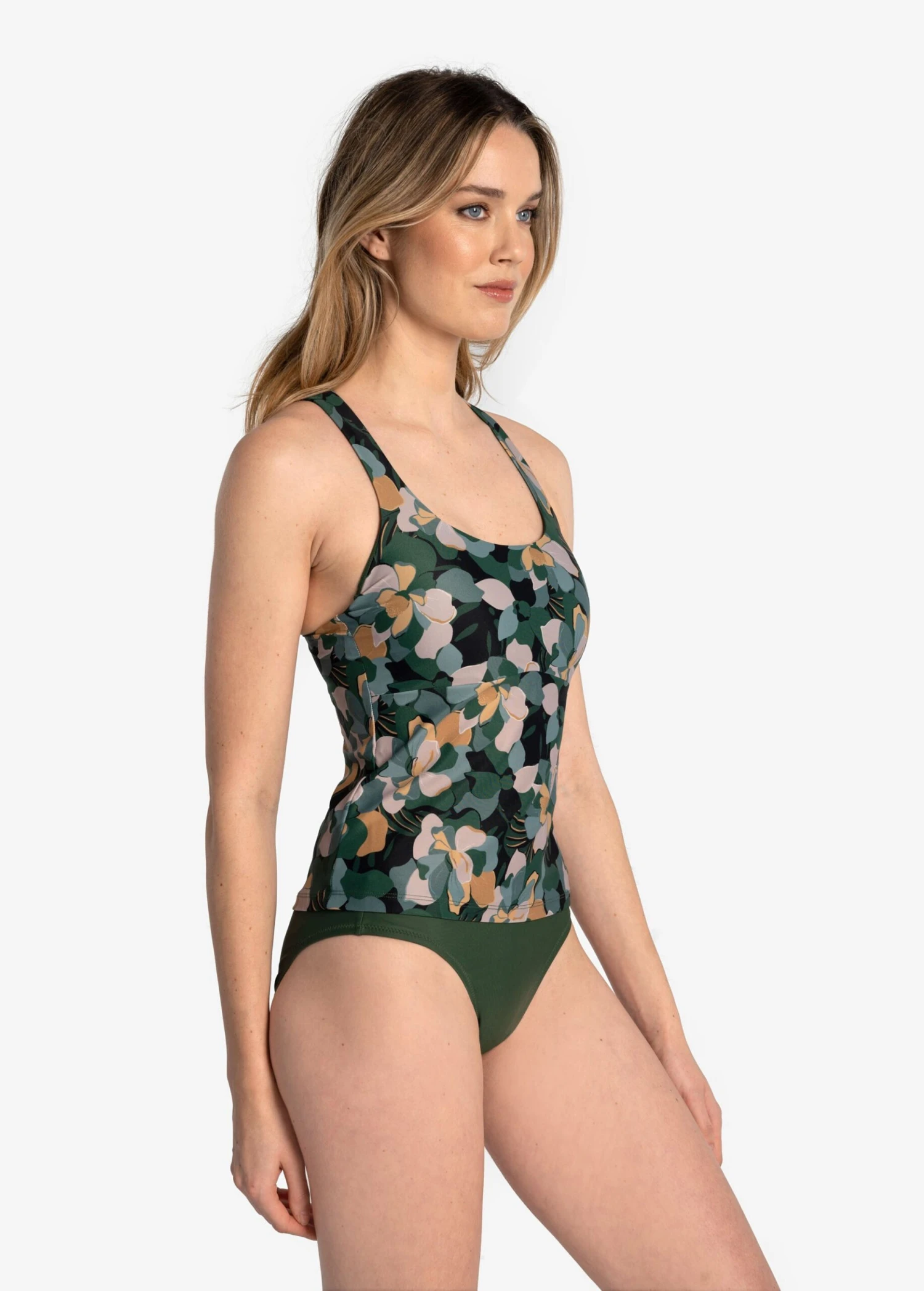 LOLE Playa Long Tankini Top - Rio Floral Marlin Blue 5 LOLE Playa Long Tankini Top - Rio Floral Marlin Blue - Image 3