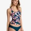 LOLE Playa Long Tankini Top - Rio Floral Crocus -Draptura Sales LWW0604 K773 1 1900x