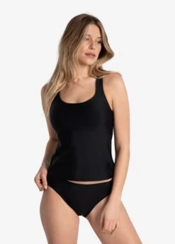 LOLE Playa Long Tankini Top - Black 10 LOLE Playa Long Tankini Top - Black -Draptura Sales LWW0604 N415 4 1900x